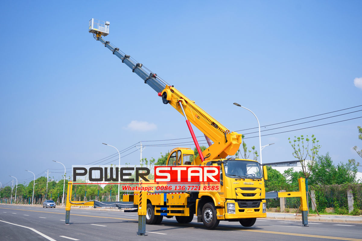 Isuzu brand Aerial Bucket Trucks