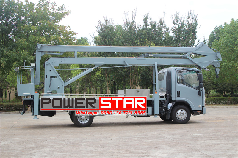 Isuzu KV100 aerial platform truck