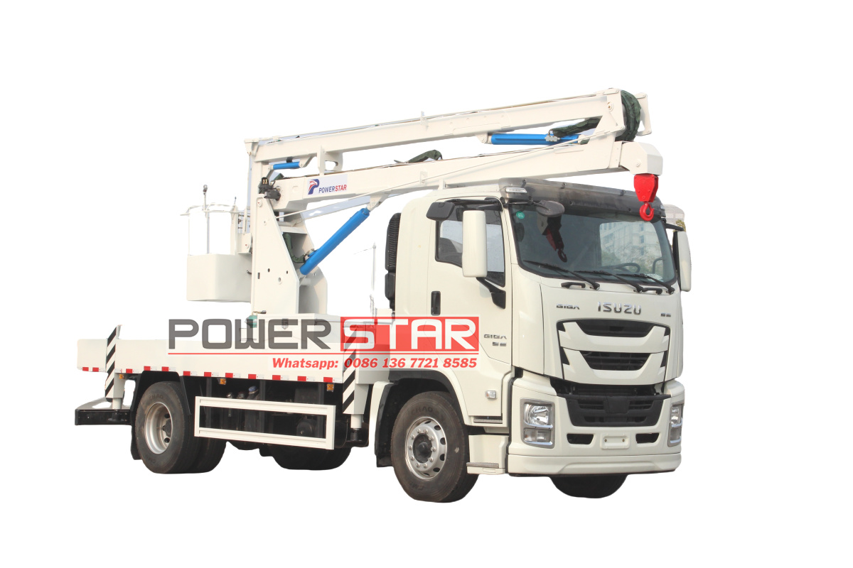 Big Bucket Truck Isuzu Giga