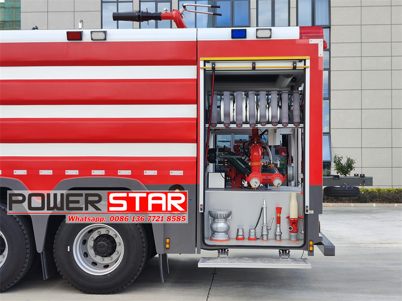 Isuzu 6x4 foam pumper fire truck