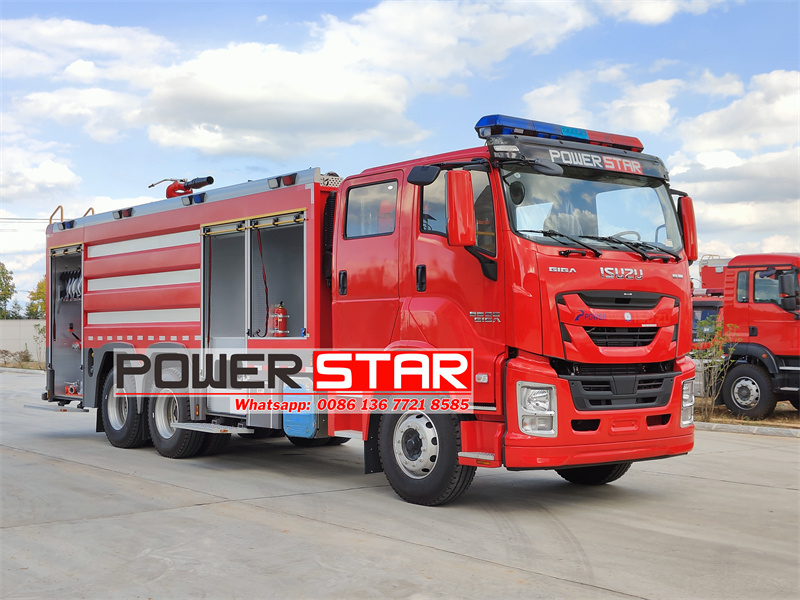 Isuzu GIGA 10cbm foam fire fighting truck