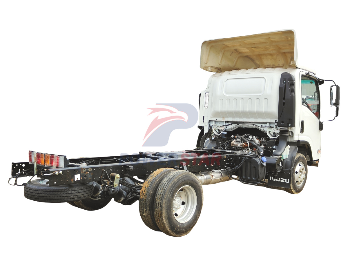 New 4KK1N6HD 160HP Engine ISUZU KV600 garbage truck cabin chassis