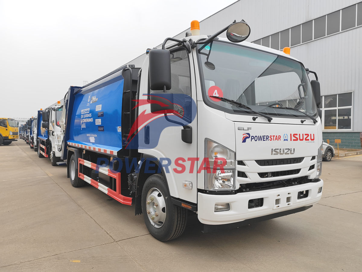 Isuzu 4KK1N6HD 160HP Engine refuse garbage truck