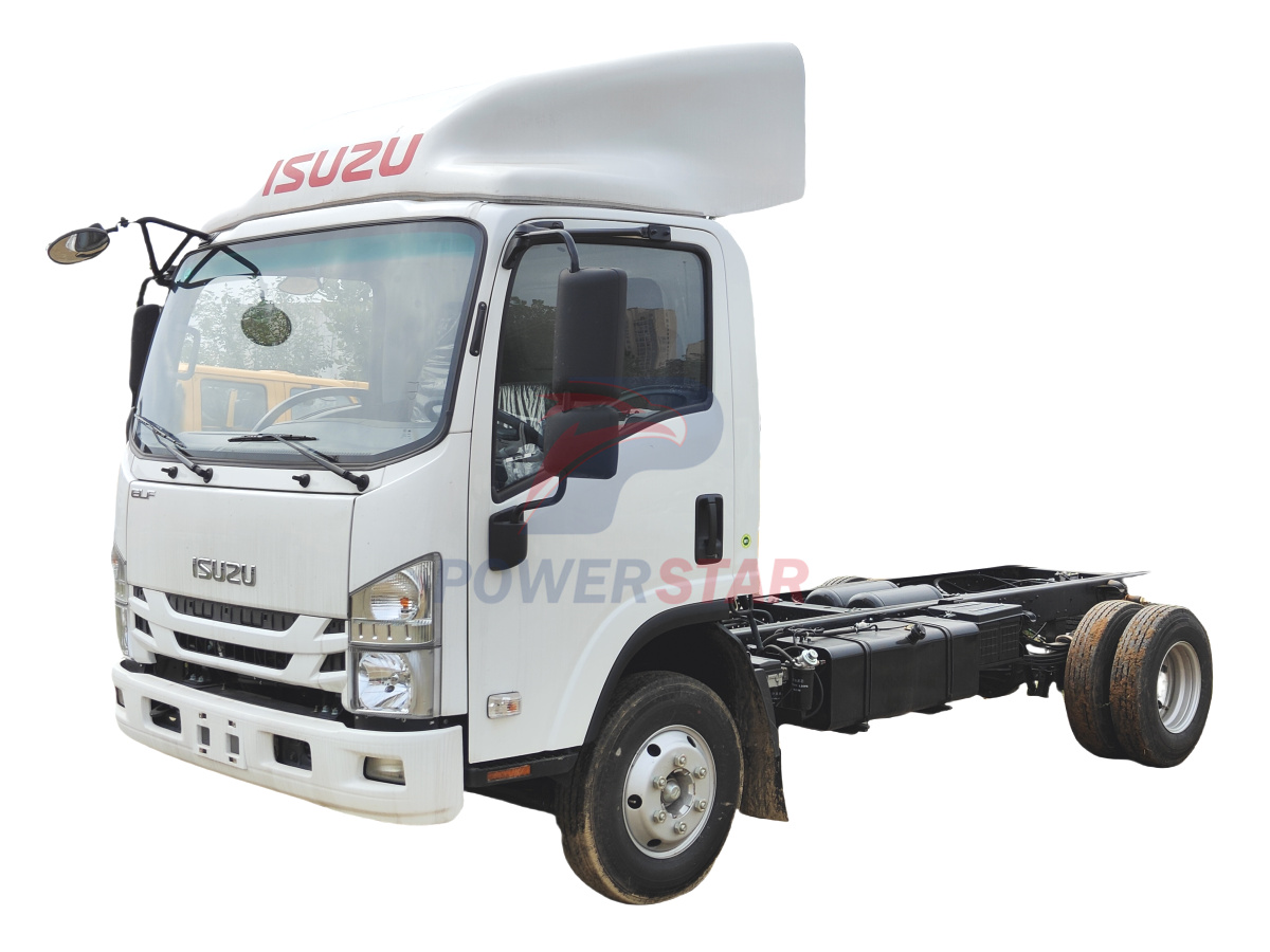 New 4KK1N6HD 160HP Engine ISUZU KV600 garbage truck cabin chassis