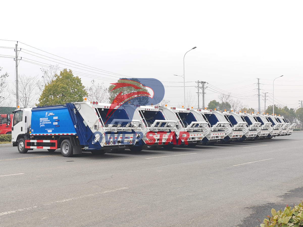 Isuzu 4KK1N6HD 160HP Engine refuse garbage truck