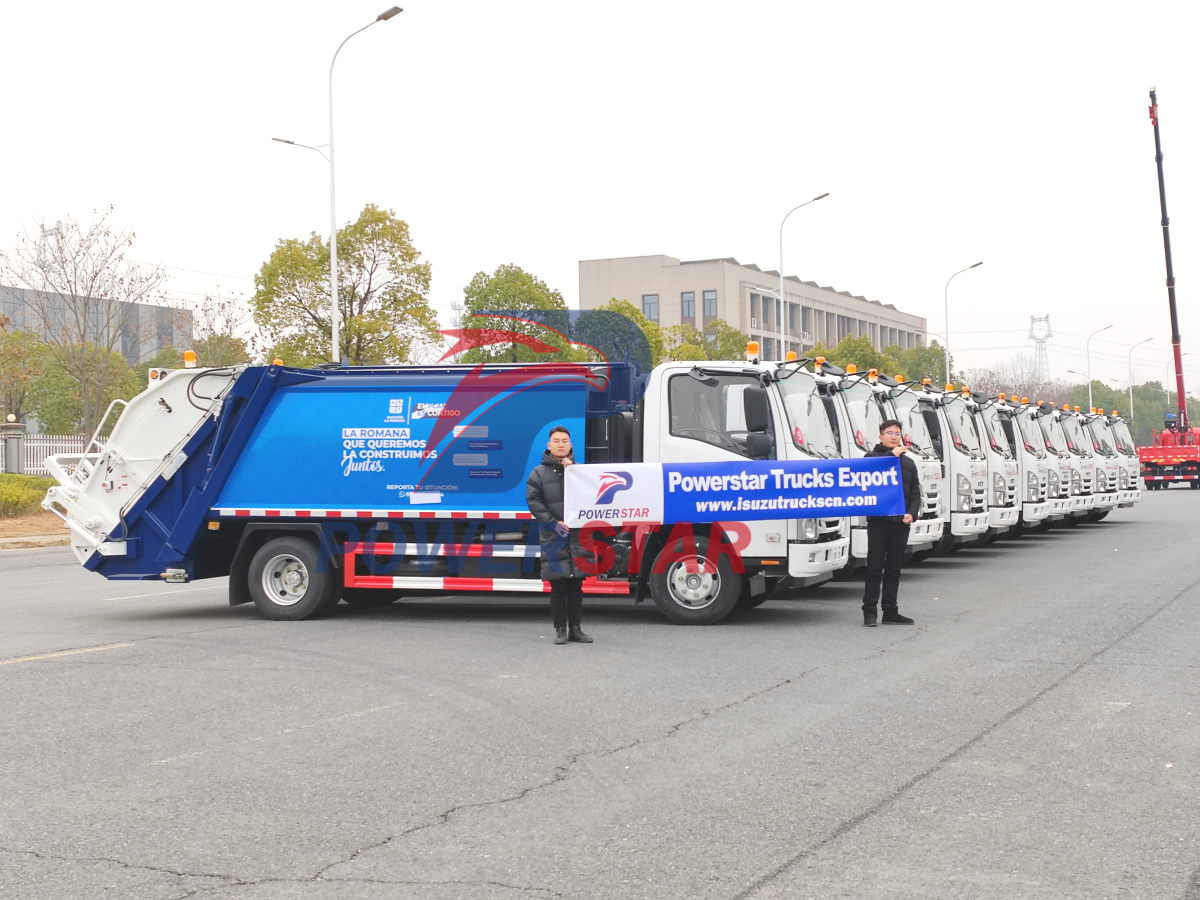 Isuzu 4KK1N6HD 160HP Engine refuse garbage truck