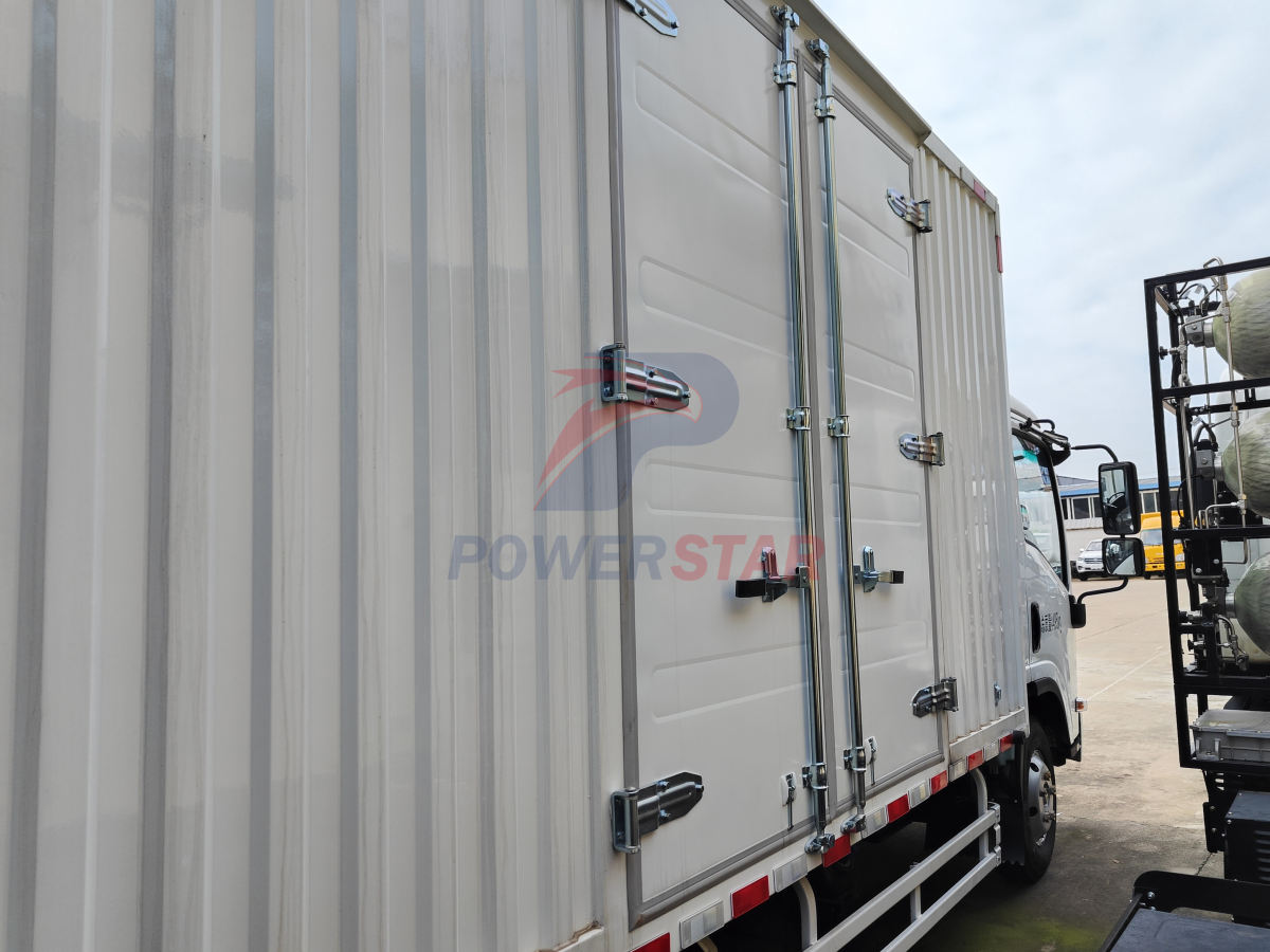New 4KK1N6HD 160HP Engine ISUZU KV600 cabin chassis cargo van truck