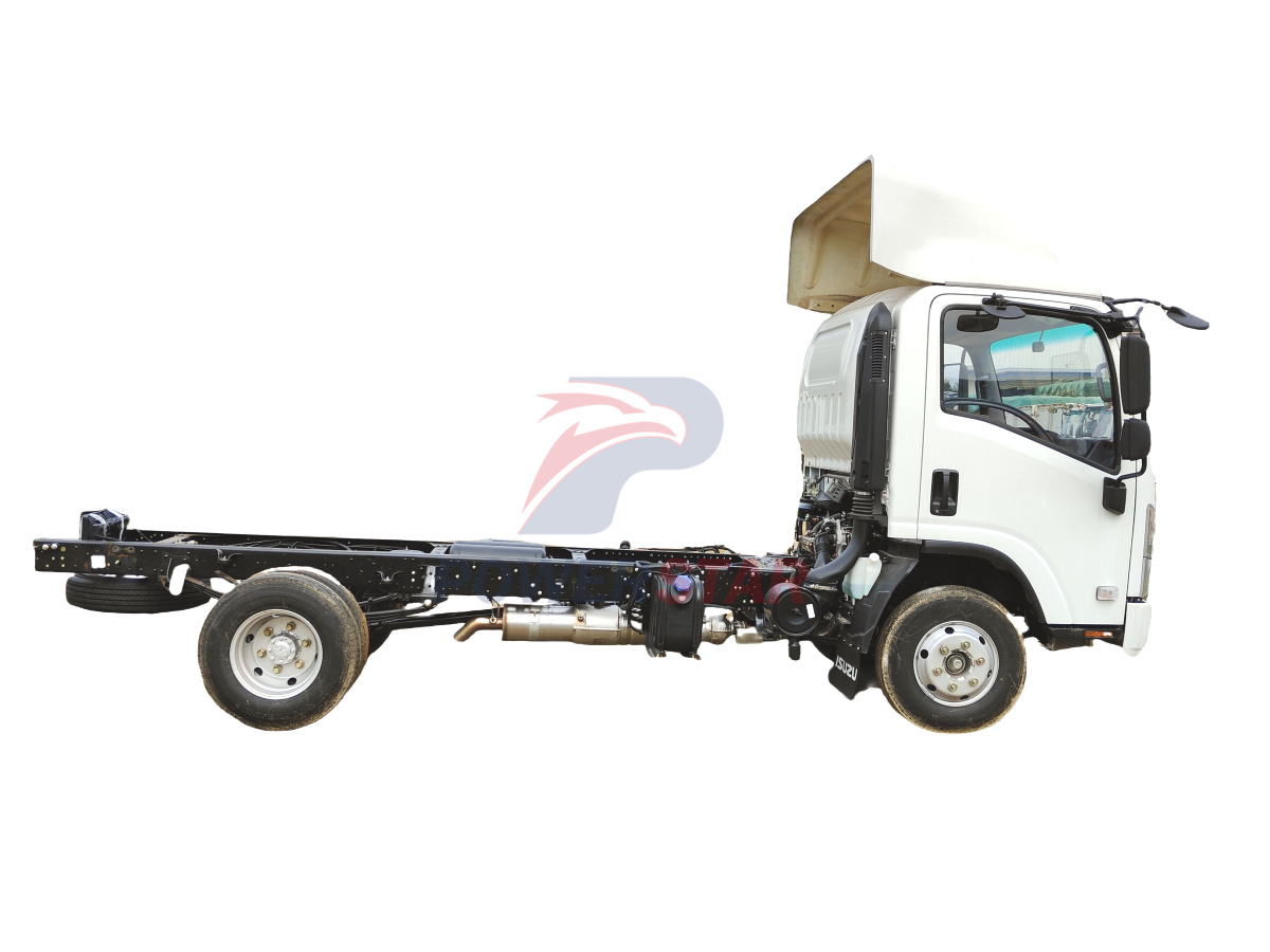 New 4KK1N6HD 160HP Engine ISUZU KV600 garbage truck cabin chassis