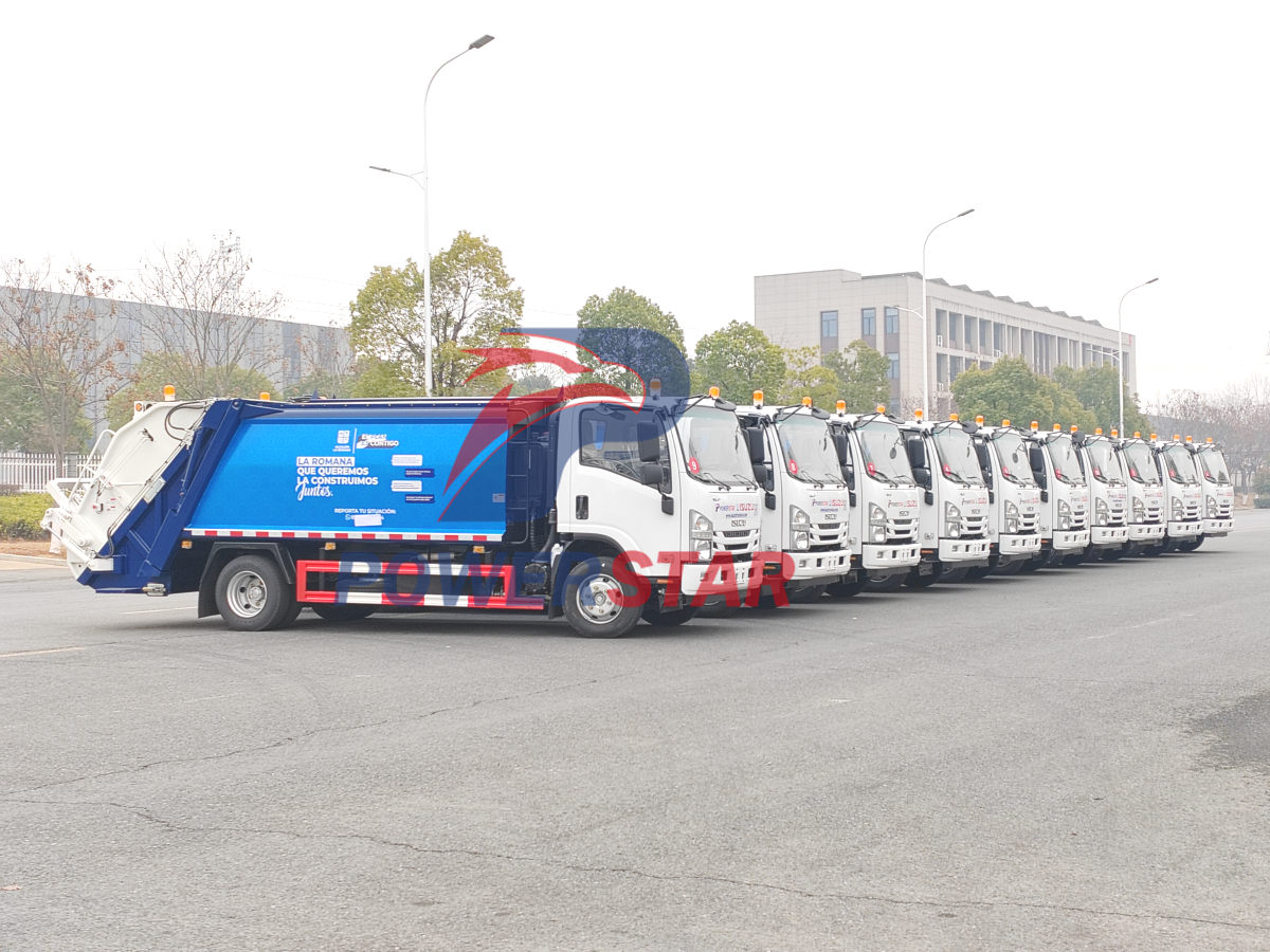 Isuzu 4KK1N6HD 160HP Engine refuse garbage truck
