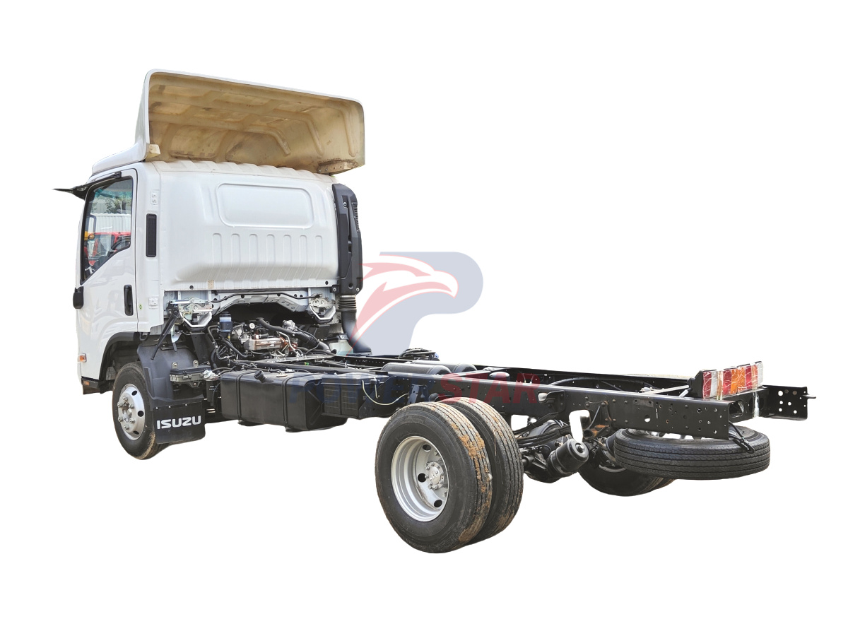 New 4KK1N6HD 160HP Engine ISUZU KV600 garbage truck cabin chassis