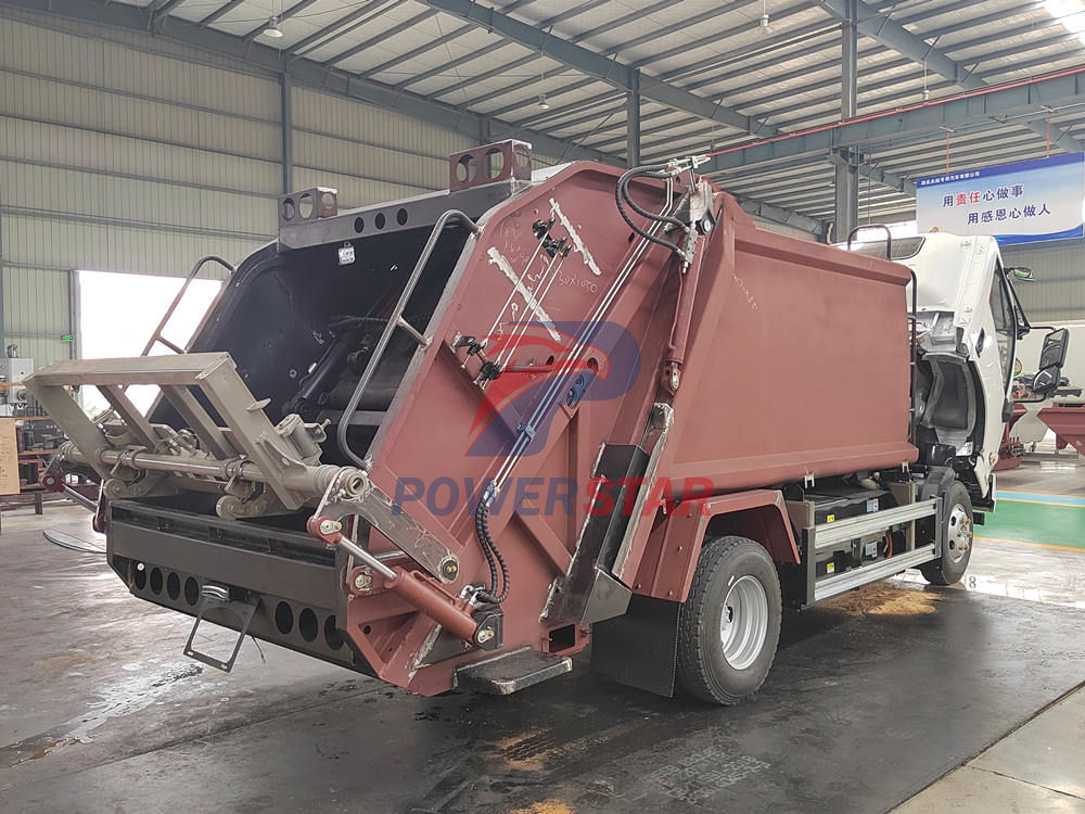 Isuzu EV rear loader compactor truck