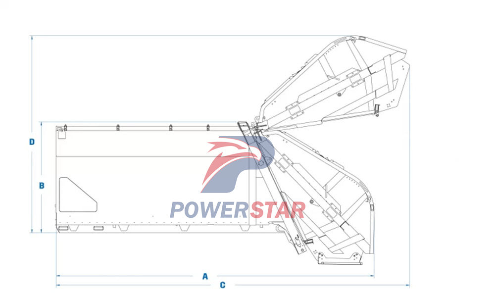 Isuzu EV waste compaction truck