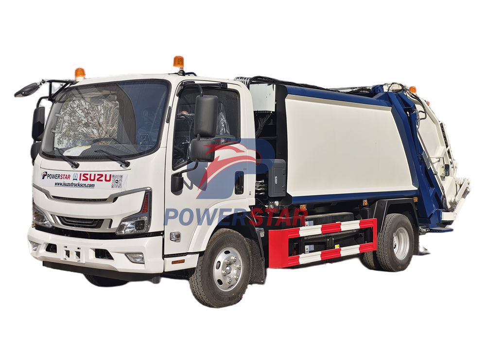 Isuzu EV waste compaction truck