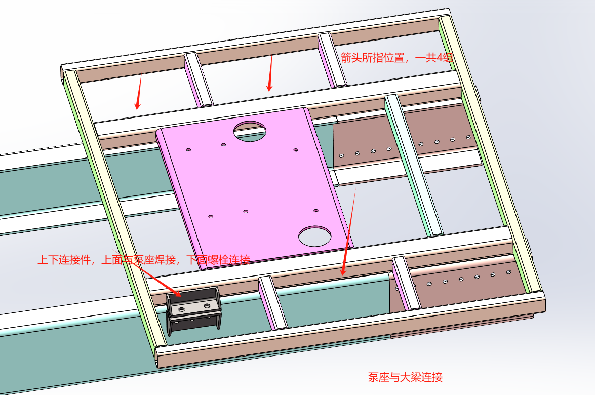 How to connect auxiliary frame on ISUZU FVR truck chassis
