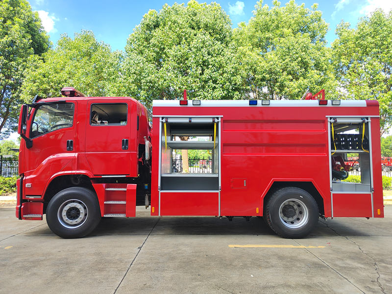 ISUZU fire truck structure