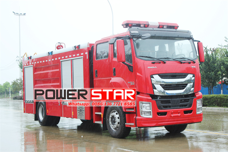 Isuzu FVR 8cbm water fire truck
