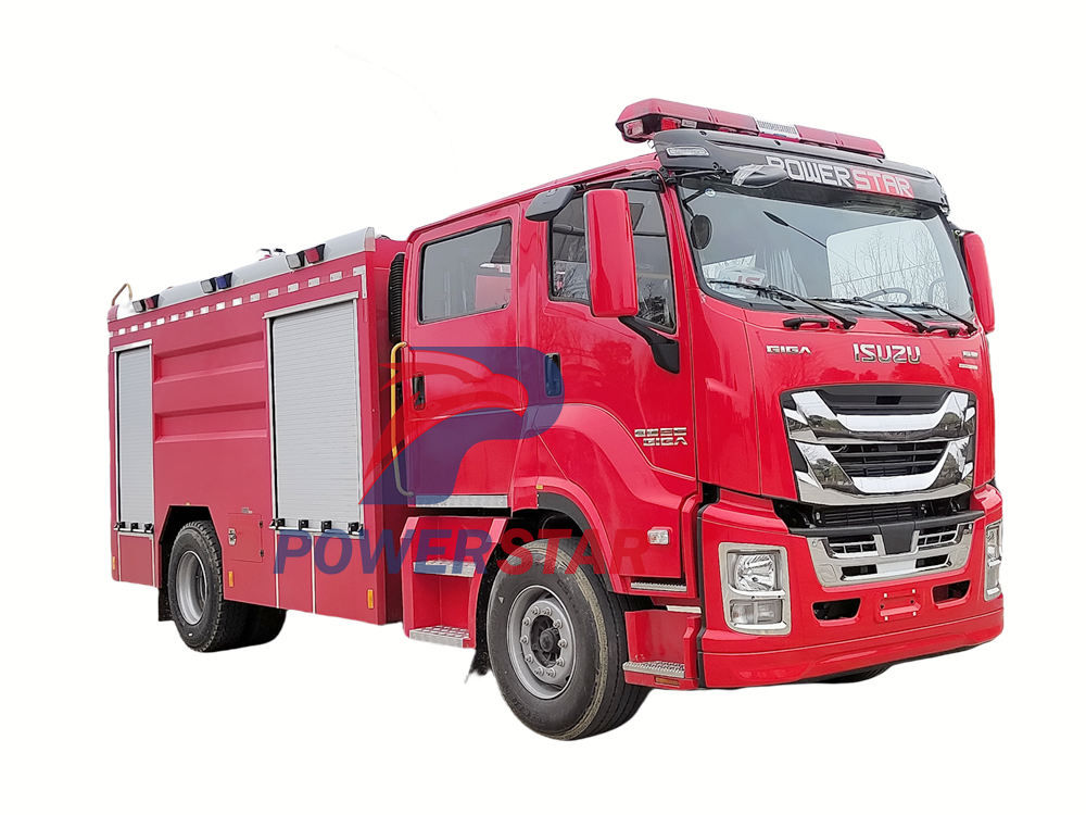 Isuzu fire rescue truck