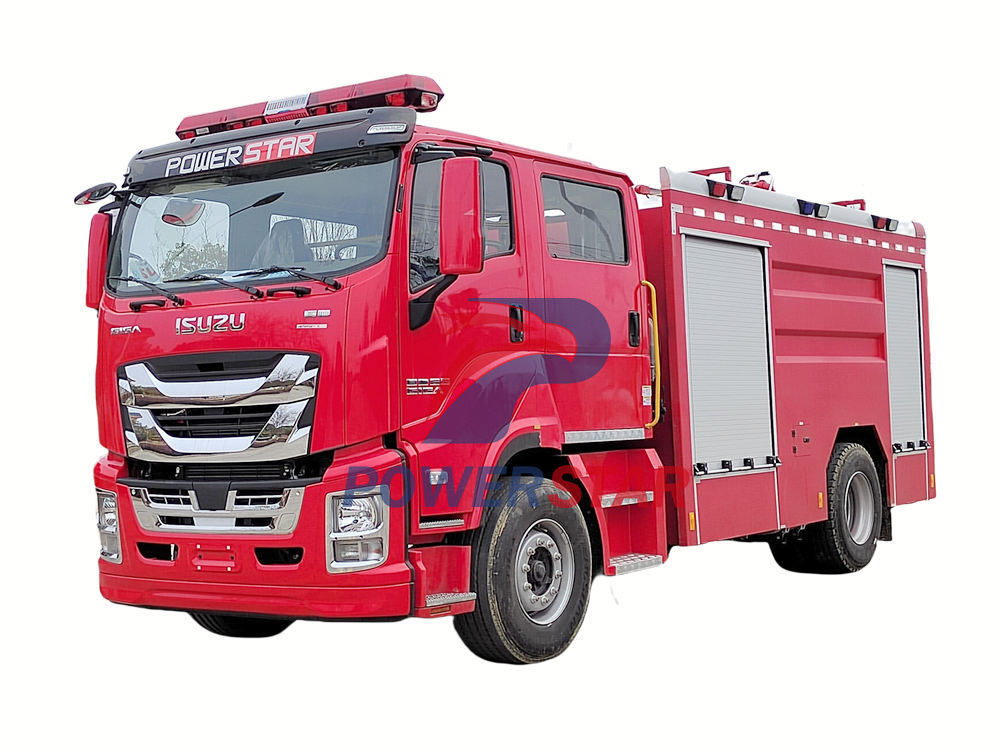 Isuzu fire truck