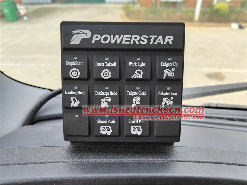 Isuzu FTR 4HK1 engine garbage disposal truck