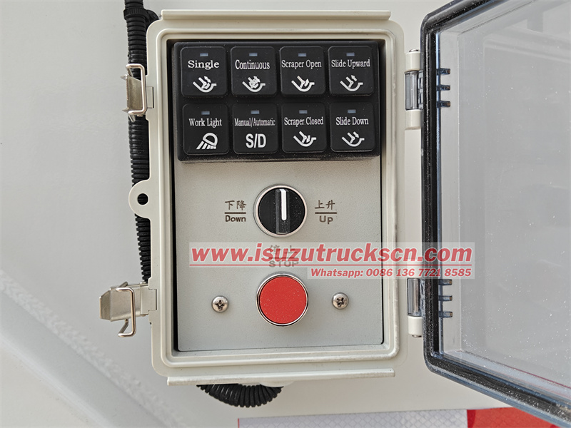 Isuzu FTR 4HK1 engine garbage disposal truck