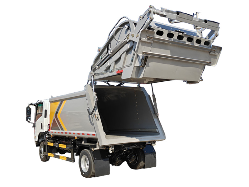 ISUZU NPR 4&times;4 rear loader garbage truck
