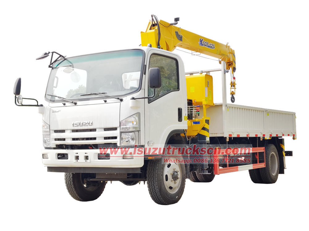 Isuzu hydraulic crane truck