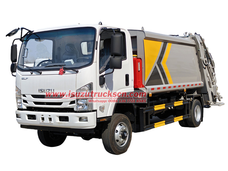 ISUZU NPR off-road garbage rear loader
