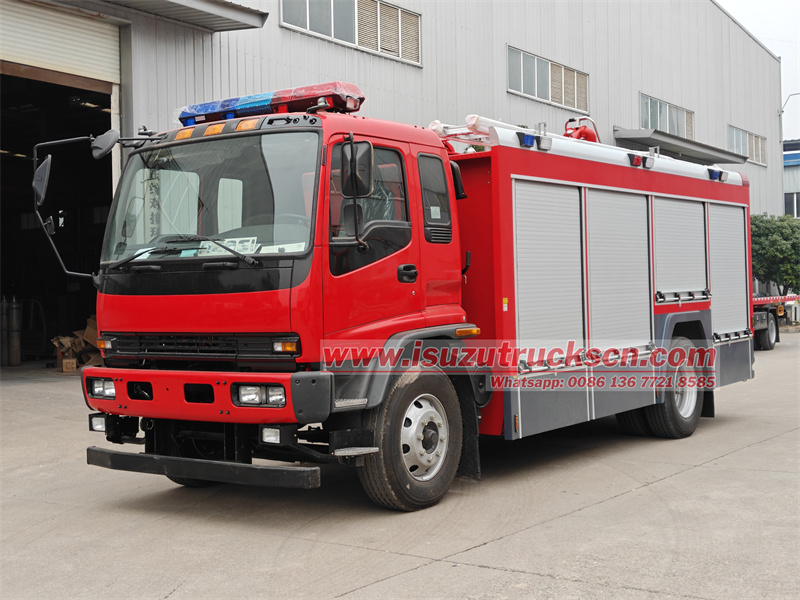 Isuzu FVR 6cbm foam pumper fire engine