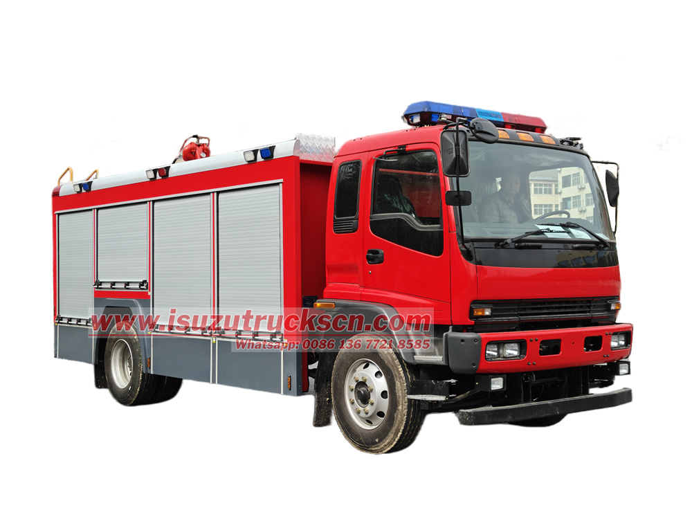 Isuzu FVR 6cbm foam pumper fire engine