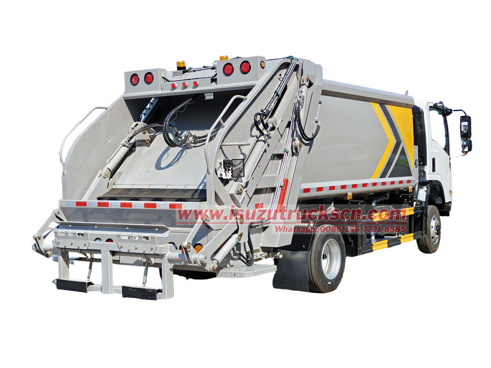 Isuzu back loader garbage truck