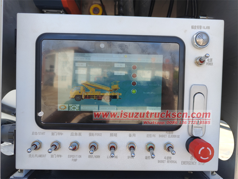 Isuzu 20m truck mounted bucket lift