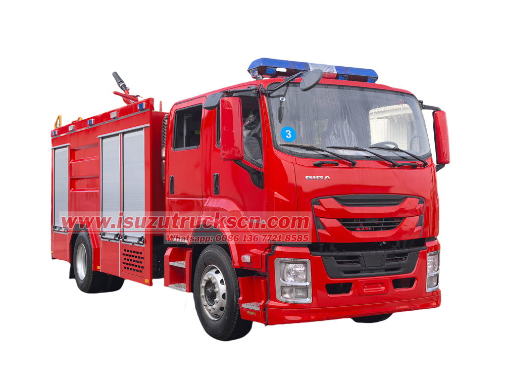 Isuzu FVR pumper tanker fire truck 