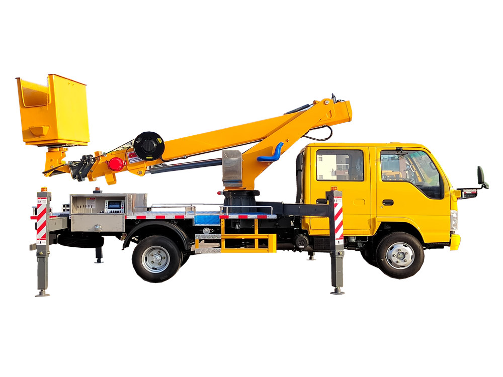 Isuzu lifting platform truck