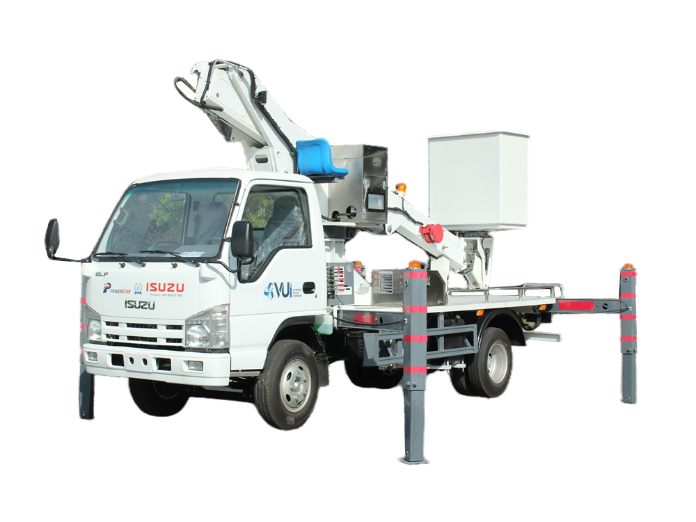  Isuzu 20m man lift boom truck