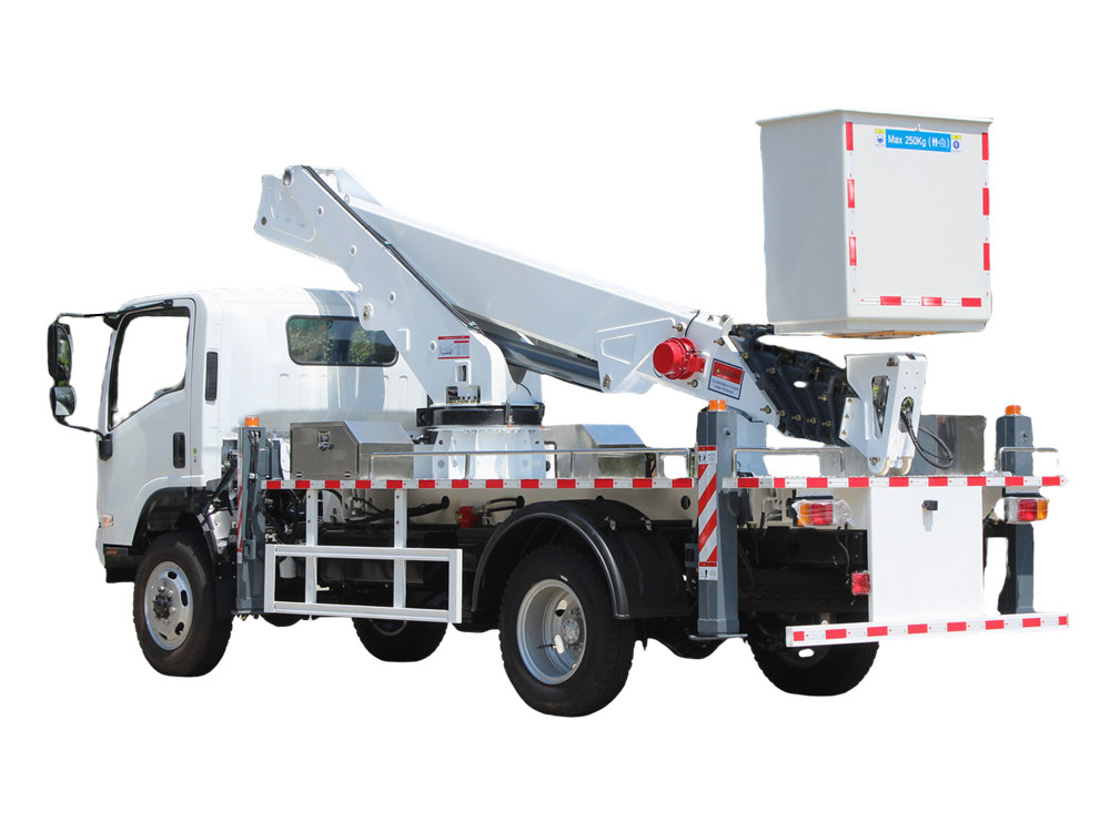 Isuzu lifting platform truck