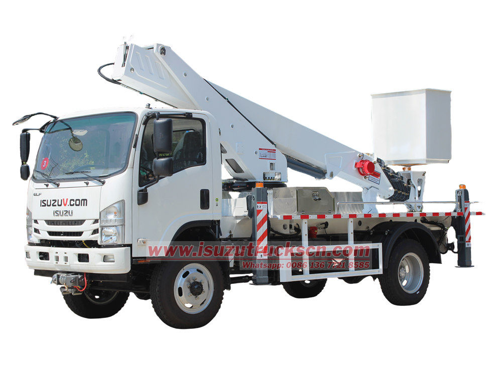 Isuzu overhead working truck