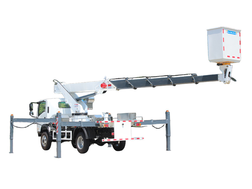 Isuzu telescopic platform truck