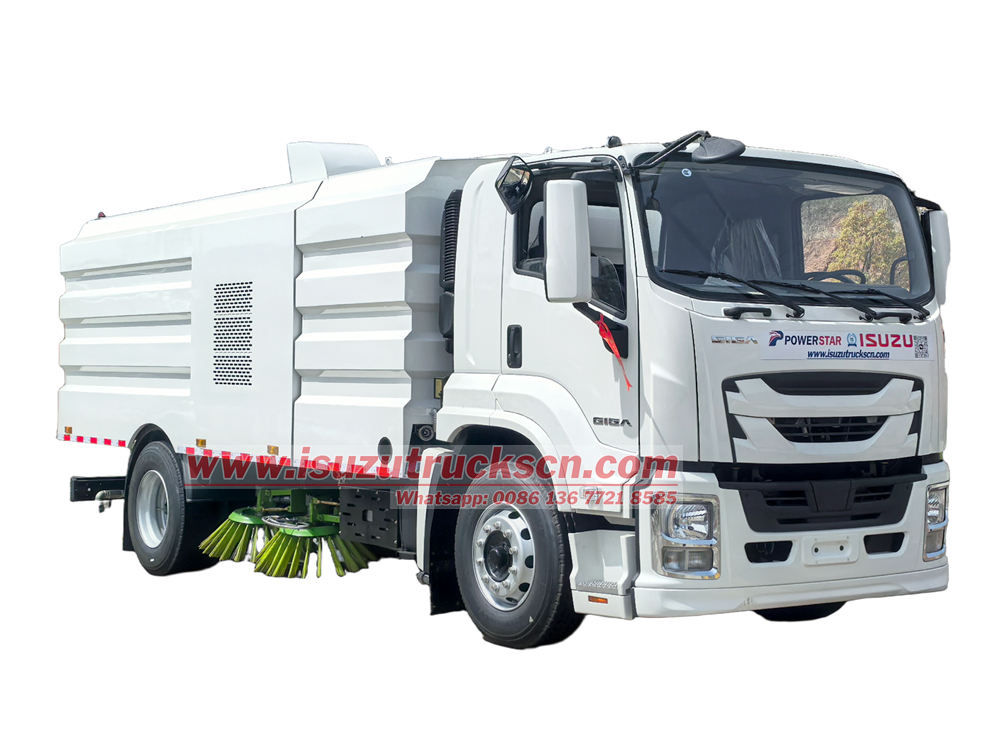 Isuzu street sweeper truck