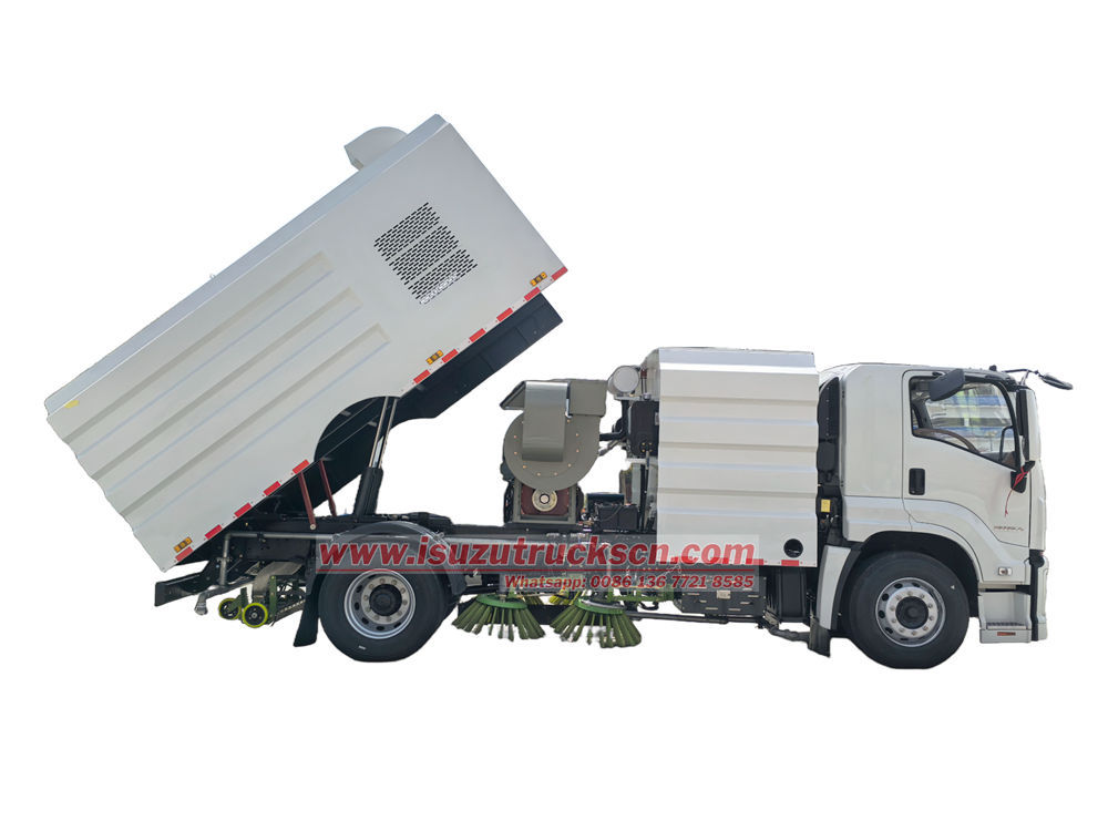 Isuzu street cleaning vehice