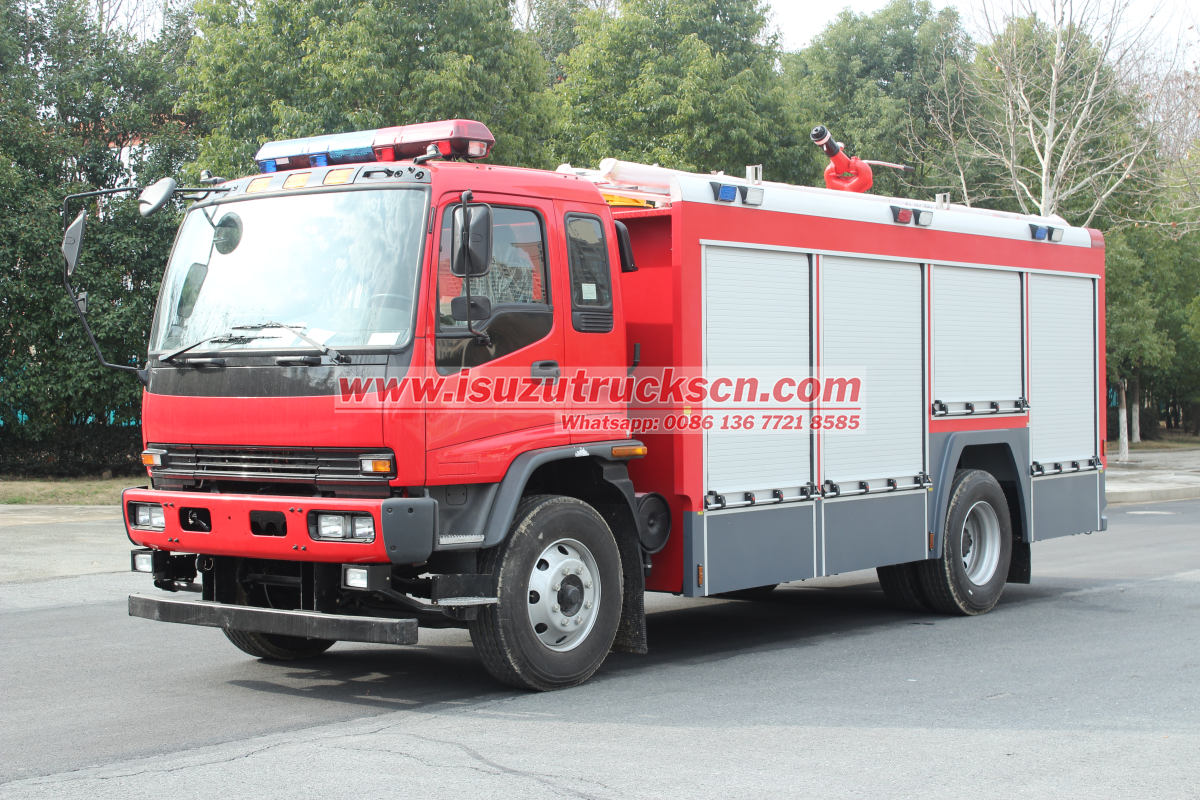 The Burkina Faso Fire Rescue Truck Isuzu