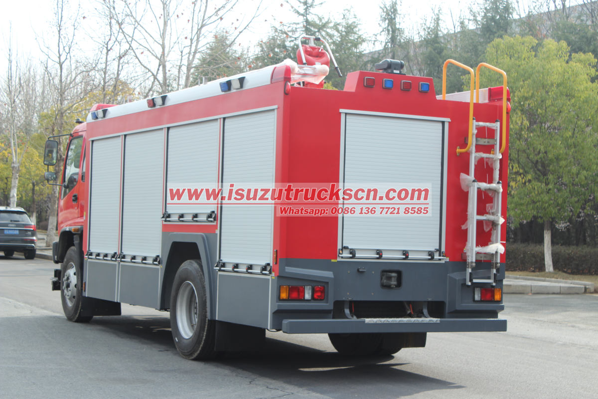 The Burkina Faso Fire Rescue Truck Isuzu