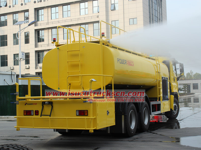 ISUZU GIGA tanker fire truck