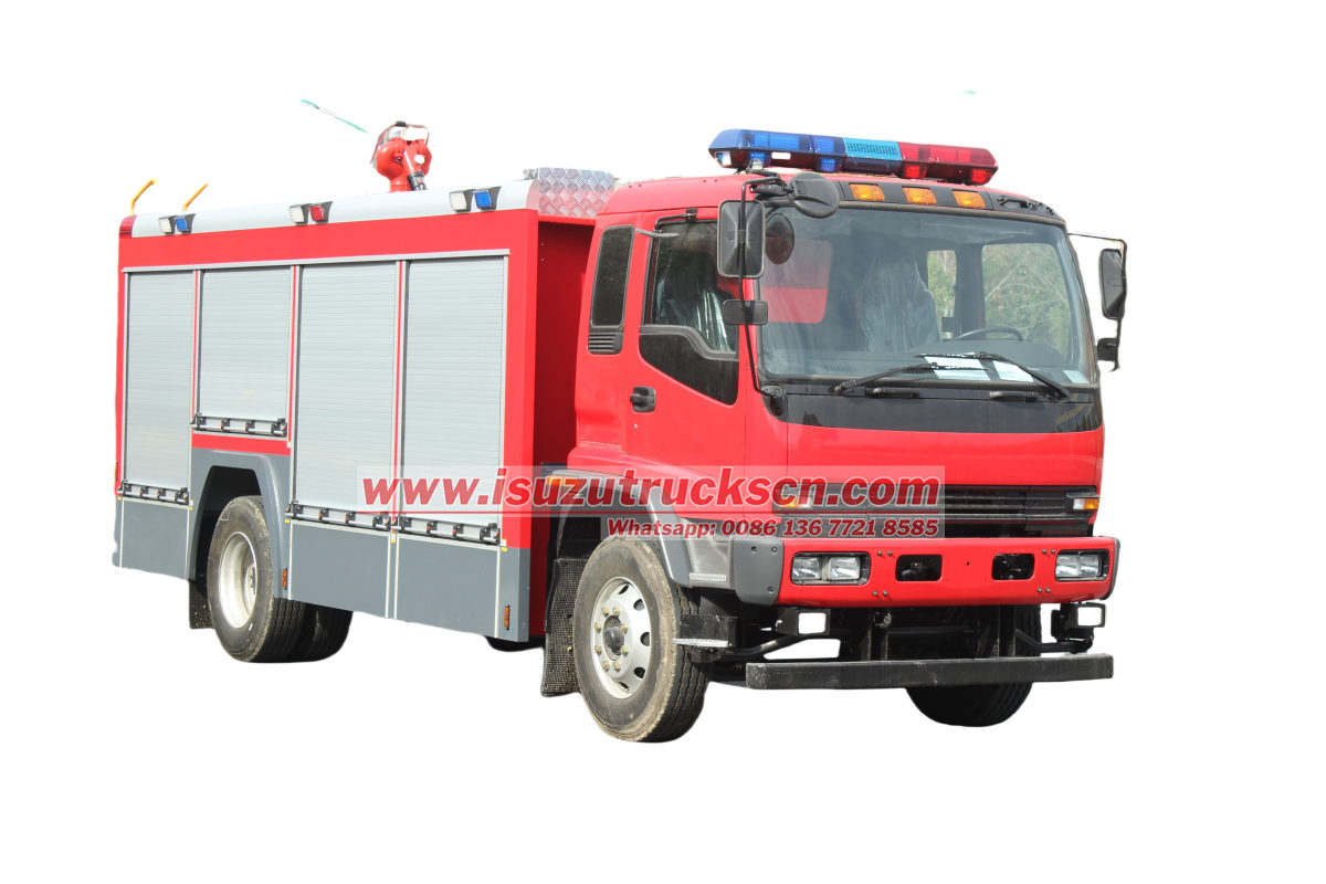 The Burkina Faso Fire Rescue Truck Isuzu