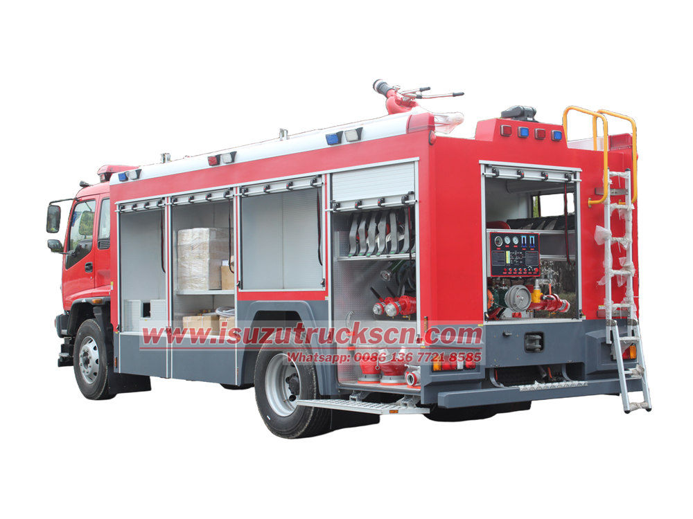 Isuzu fire fighting truck