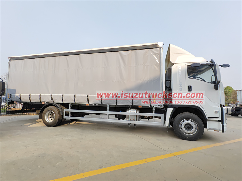 Isuzu Side Curtain Flexible Loading Cargo Box Truck