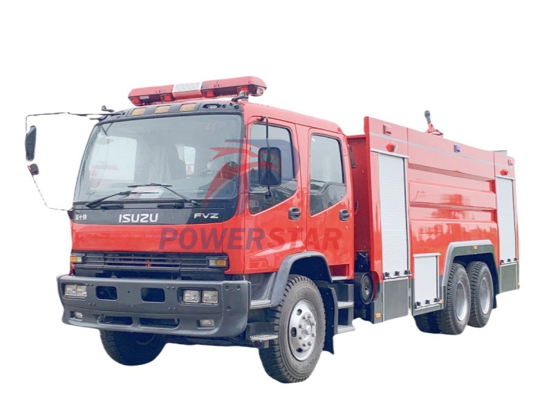 Japan 12,000L Isuzu foam fire pumper truck