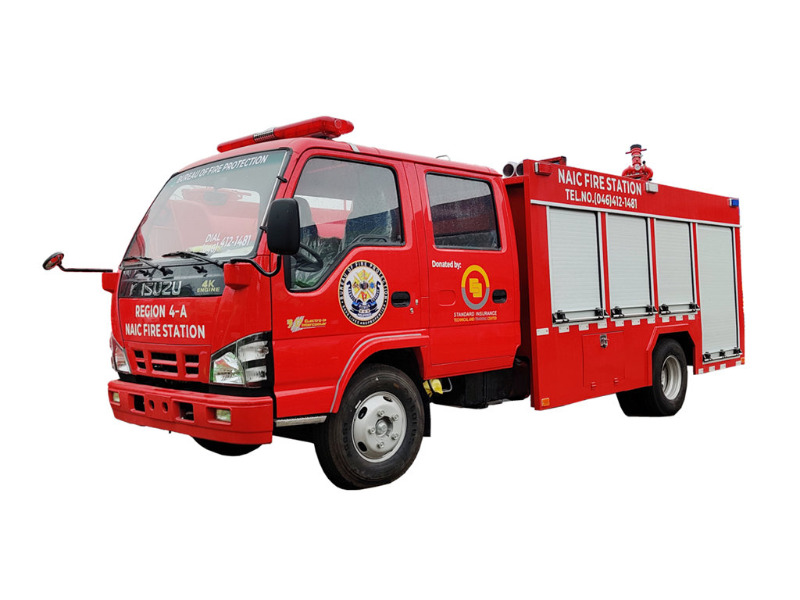 ISUZU 600P small fire pumper truck