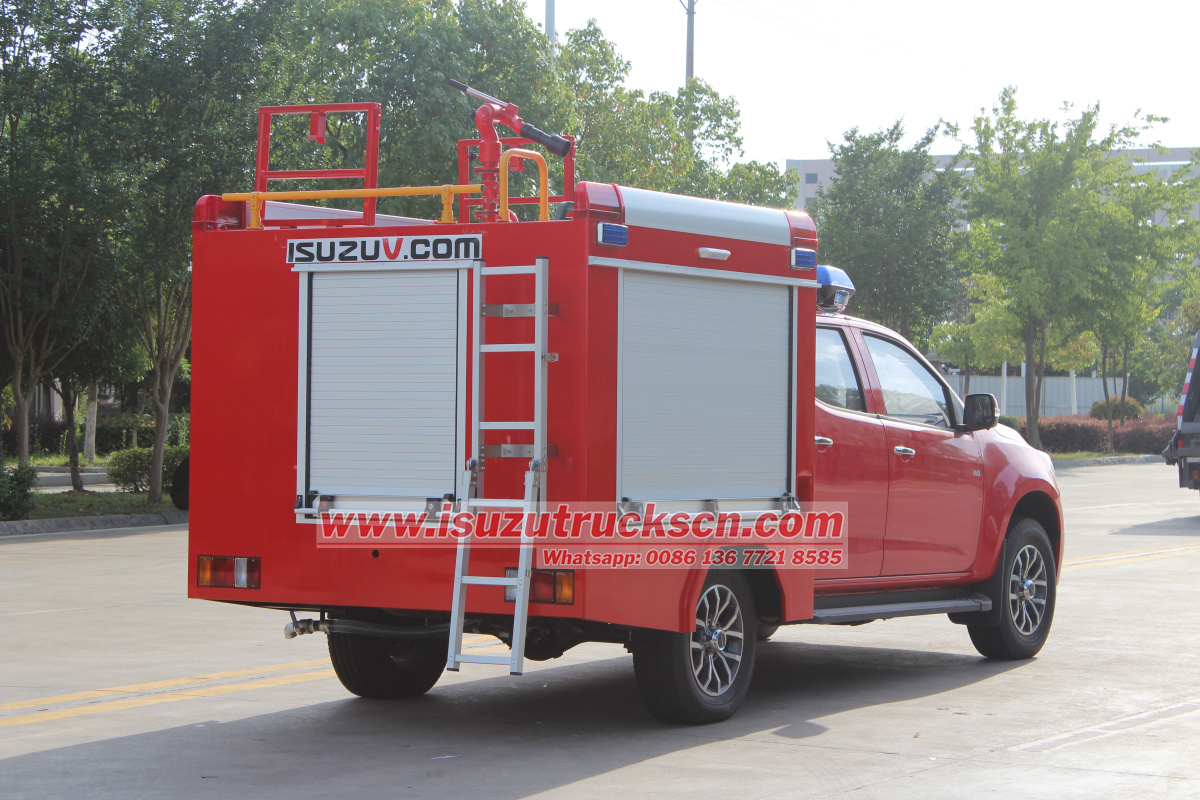 Isuzu 4x4 Fire Rapid intervention pick up pictures price