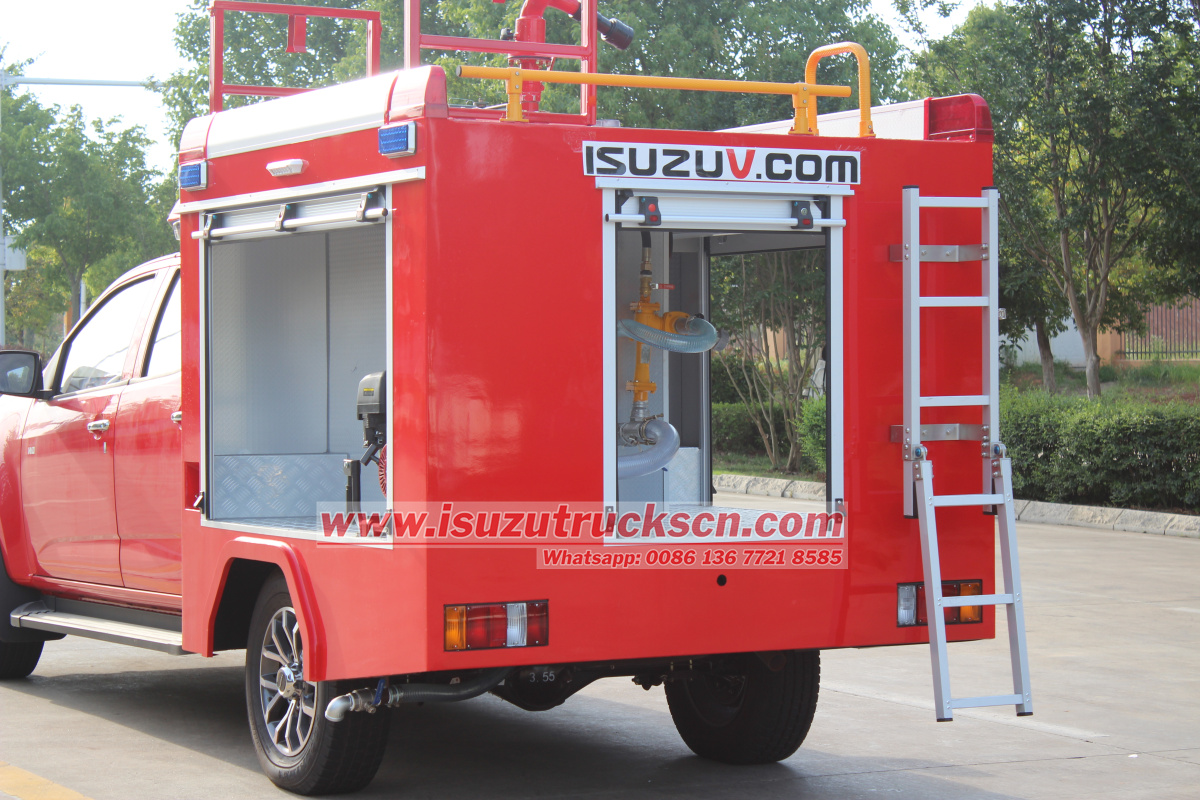 Isuzu 4x4 Fire Rapid intervention pick up pictures price
