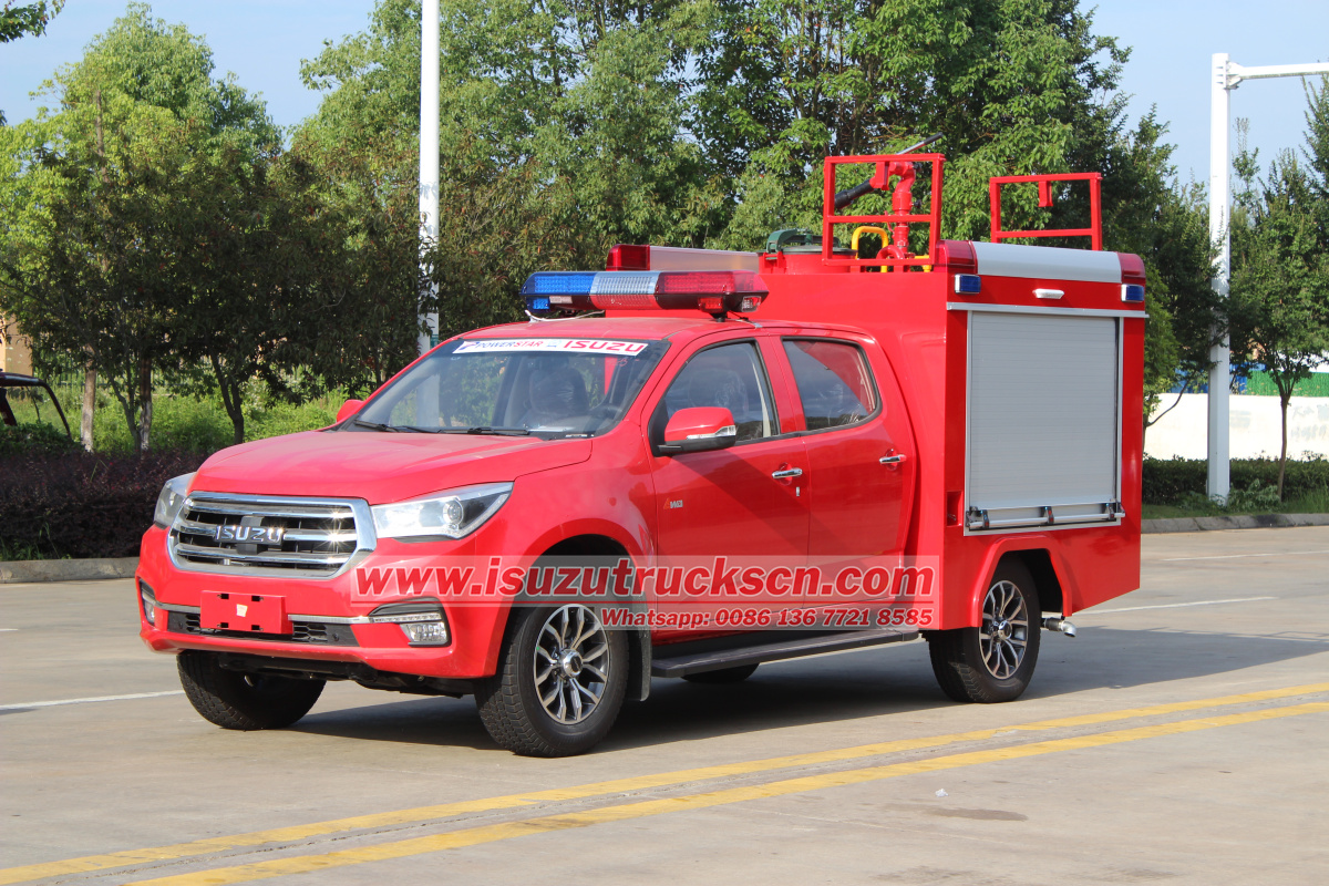 Isuzu 4x4 Fire Rapid intervention pick up pictures price